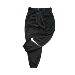 Nike Black Belted‎ Techwear Utility Jogger Pants Y2K Streetwear Men's Size M